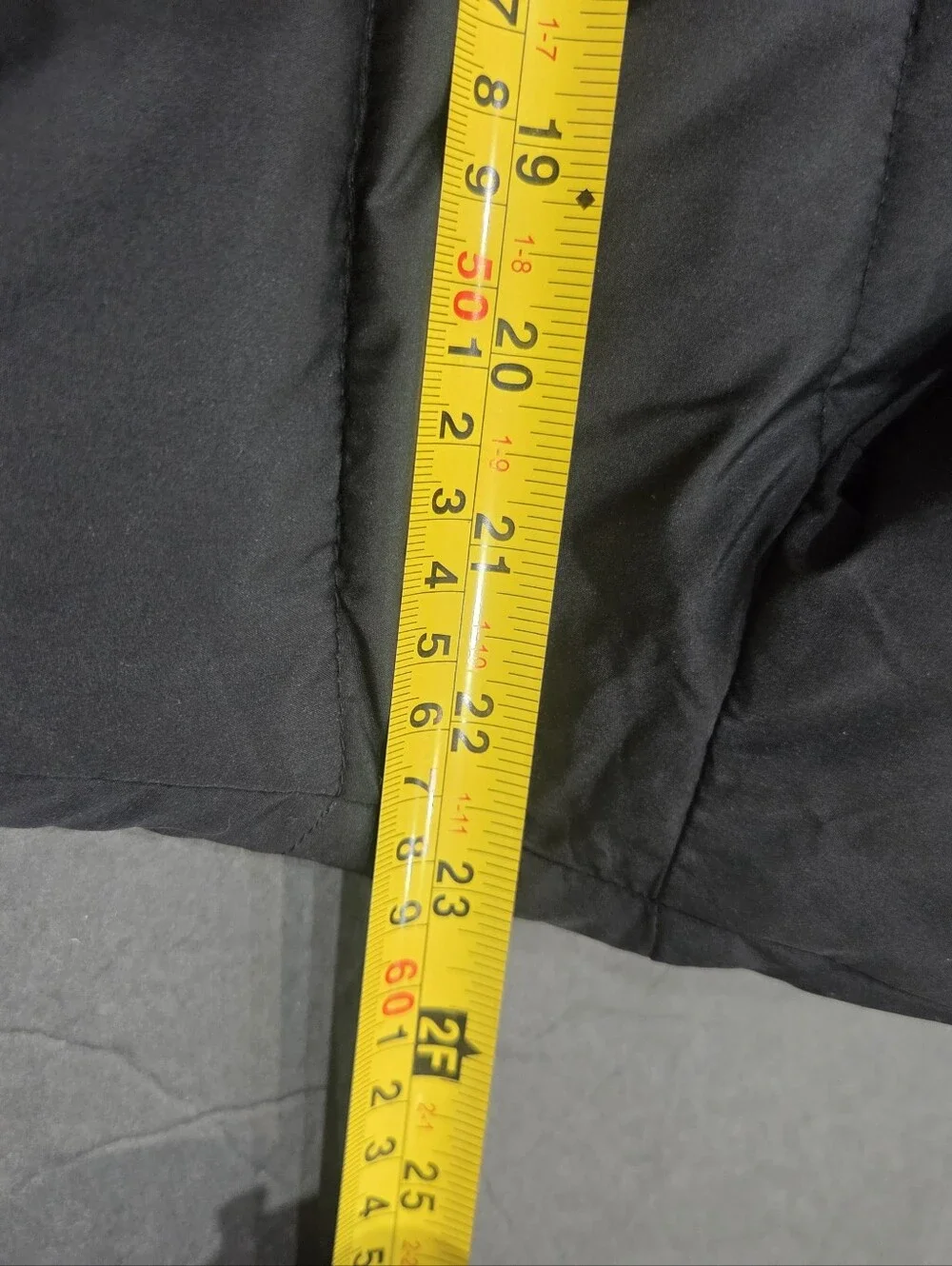 Hollister Black Puffer Jacket with Red Trim Sz.L